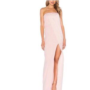 NWT Halston Heritage Blush Strapless Dress